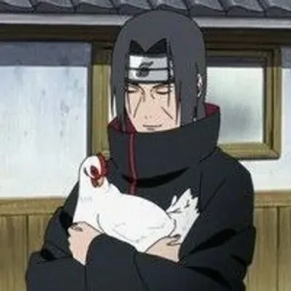 🎼 Itachi Naruto итачи, наруто, курица, аниме, манга telegram sticker