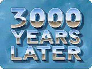 😔 3000 Years Later temps, futur, années, 3000, plus tard telegram sticker