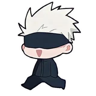 🏃‍♂️ Gojo Satoru Jujutsu Kaisen Anime, Manga, Chibi, Charakter, Fanart, Gojo Satoru, Jujutsu Kaisen telegram sticker