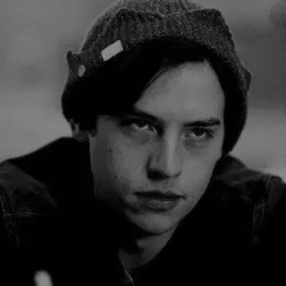 🗽 Jughead Jones Riverdale série ado, émission télé, portrait personnage, série tv telegram sticker