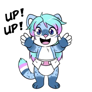 👆 Hiya! telegram sticker