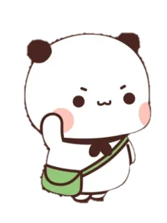✊ Gấu trúc, Dễ thương, Động vật, Hình dán, Hoạt hình telegram sticker