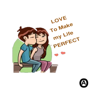 😄 LOVE
To Make
my Life
PERFECT amor, pareja, relación, beso, romance telegram sticker
