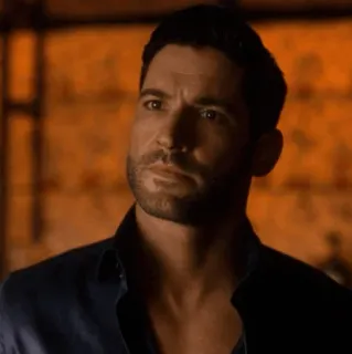 😐 Lucifer Morningstar Lucifer Люцифер, Люцифер Морнингстар, Том Эллис, Сериал, Дьявол telegram sticker