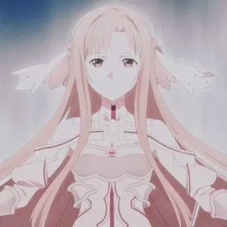 Asuna Yuuki — @TikelAnimeXixixi whatsapp stickers