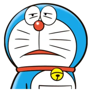 😒 Doraemon doraemon, cartoon, figur, roboter, katze telegram sticker
