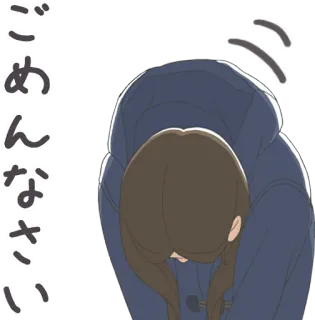 A Place Further than the Universe :: @line_stickers telegram stickers