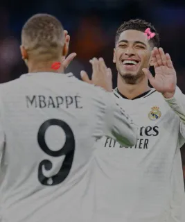 💋 Kylian Mbappé and Jude Bellingham Real Madrid CF MBAPPE telegram sticker