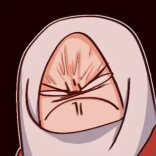 📎 만화, 화난, 짜증난, 표정, 밈, 웃긴 telegram sticker