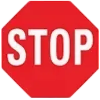 🛑 STOP Stoppschild, rotes Schild, Verkehr, Warnung, Verkehrssicherheit, Schild telegram sticker