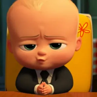 🙂 Boss Baby The Boss Baby Cartoon, Baby, Boss, Anzug, Film telegram sticker