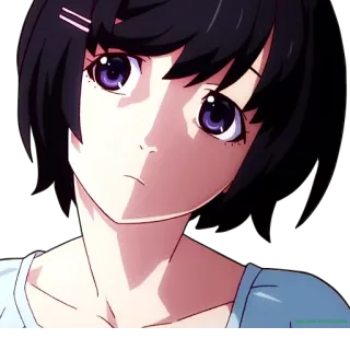 👀 anime, cartoon, girl, character, illustration telegram sticker