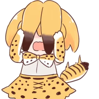 😳 Anime, Personaggio, Animale, Kawaii, Carino telegram sticker
