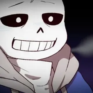 ☠️ Sans Undertale skeleton, video game, character, cool, undertale, sans telegram sticker