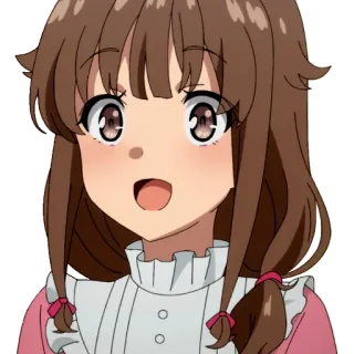 😀 动漫, 卡通, 女孩, 可爱, 角色, 插画, 贴纸 telegram sticker