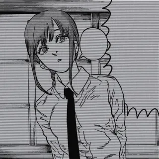 💈 Makima Chainsaw Man Anime, Manga, Charakter, Makima, Chainsaw Man whatsapp sticker