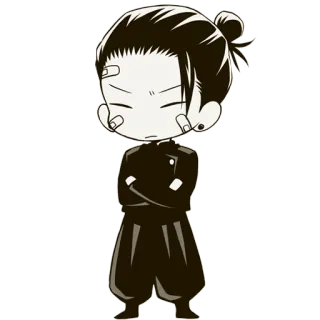 😤 Suguru Geto Jujutsu Kaisen Anime, Manga, Personnage, Chibi, Jujutsu Kaisen, Suguru Geto telegram sticker