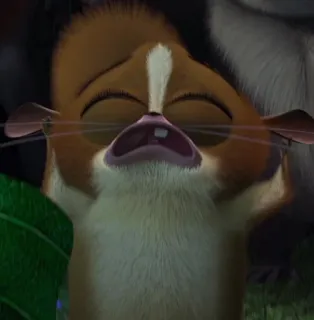 😭 Mort Madagascar Lemur, Cartoon, animiert, süß, Tier telegram sticker