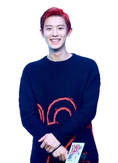 😋 Chanyeol kpop, singer, chanyeol, exo, korean, idol, musician telegram sticker