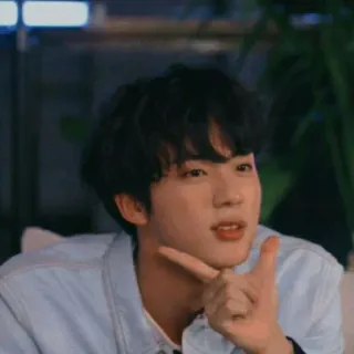 🐹 Jin K-pop, ca sĩ, chân dung, người nổi tiếng, âm nhạc, người đàn ông telegram sticker