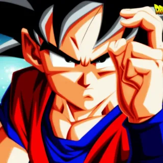 😉 Goku Dragon Ball Аниме, Манга, Гоку, Драгон Болл, Персонаж, Мультфильм telegram sticker