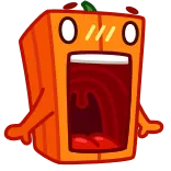 Pumpkin Cube @TgEmojis telegram emojis 😳