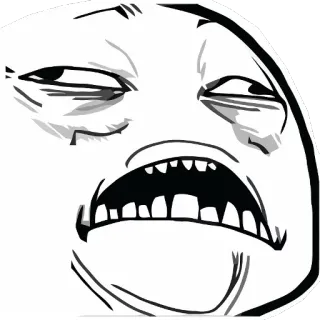 Troll faces telegram stickers
