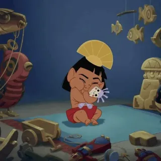 🍂 Kuzco The Emperor's New Groove Dibujo animado, Personaje, Bebé, Animado, Lindo, Disney telegram sticker