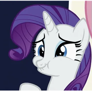 🤫 Rarity My Little Pony dessin animé, My Little Pony, Rarity, poney, animé, mignon, licorne telegram sticker