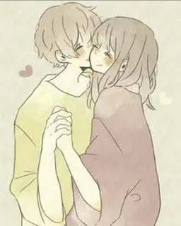 😙 couple, love, anime, cute, relationship telegram sticker