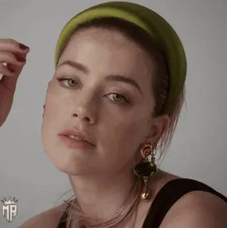 💋 Amber Heard знаменитость, актриса, портрет, эмбер хёрд telegram sticker