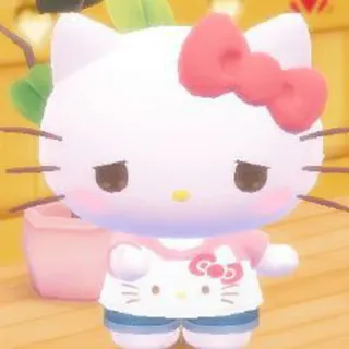 🙁 Hello Kitty Hello Kitty, Kreskówka, Słodkie, Kawaii, Postać telegram sticker