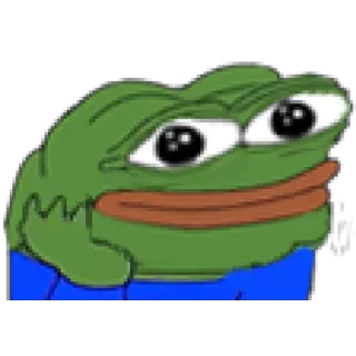 😁 Pepe the Frog เปเป้, กบ, มีม, วัฒนธรรมอินเทอร์เน็ต, การ์ตูน whatsapp sticker