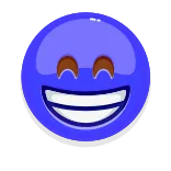 😄 emoji, smile, happy, face telegram sticker
