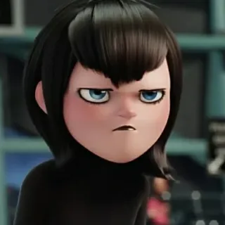 😠 Mavis Dracula Hotel Transylvania Mavis, Drácula, Hotel Transilvânia, desenho animado, vampiro, zangado telegram sticker