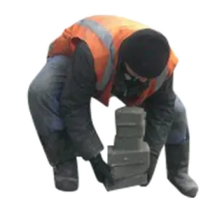 😱 construction, worker, bricks, building, manual labor telegram sticker