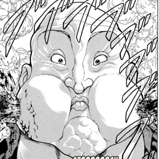 😗 Hanayama Kaoru Baki GROOOOOOAAAH Anime, Manga, Stark, Charakter telegram sticker