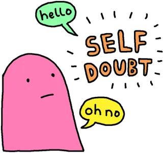 😓 hello
SELF DOUBT
oh no duda de sí mismo, ansiedad, dibujos animados, salud mental, blob telegram sticker