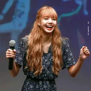 😆 Lisa Blackpink FOR BLACKPINK LISA kpop, idole, chanteur, blackpink, lisa, femme, joyeux telegram sticker