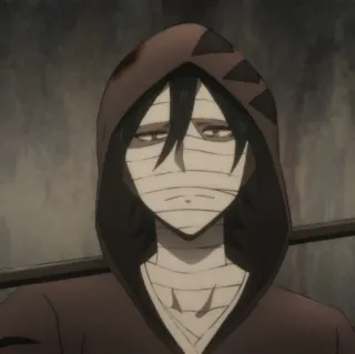 🦇 Zack Angels of Death Anime, Karakter, Hoodie, Zack, Angels of Death telegram sticker