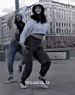 🦋 LYRICALLY femmes, danse, ville, urbain whatsapp sticker