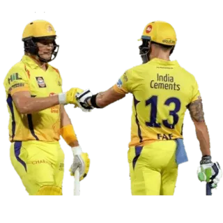 💛 India Cements Cricket, Sport, Indisch, Athleten, Team, Uniform whatsapp sticker
