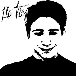 👁 Leo Tom Gesicht, Porträt, Person, Leo Tom telegram sticker