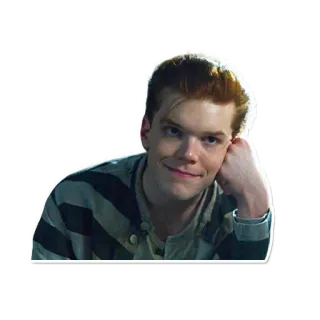 🧏‍♂️ mężczyzna, portret, osoba, twarz, uśmiech telegram sticker
