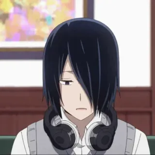 🎧 Yu Ishigami Kaguya-sama: Love Is War Anime, Ishigami, Kaguya-sama, Karakter, Manga, Headphone telegram sticker