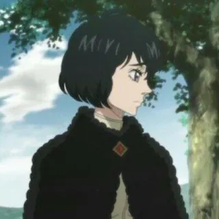 🔪 Secre Swallowtail Black Clover Anime, Personnage, Secret, Queue d'hirondelle, Black Clover whatsapp sticker