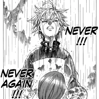 😭 NEVER !!!
NEVER AGAIN !!! crying, anime, manga, sad telegram sticker