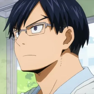 😕 Tenya Iida My Hero Academia Anime, Charakter, Held, Tenya Iida, My Hero Academia whatsapp sticker