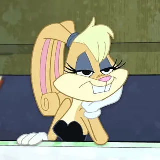 🥕 Lola Bunny dibujos animados, conejo, Looney Tunes, personaje, mujer, animado telegram sticker