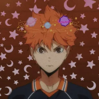 🔑 Hinata Shoyo Haikyuu Anime, Haikyuu, Hinata Shoyo, Personnage, Autocollant, Manga, Animation telegram sticker